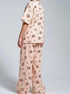 Пижама с брюками для девочки