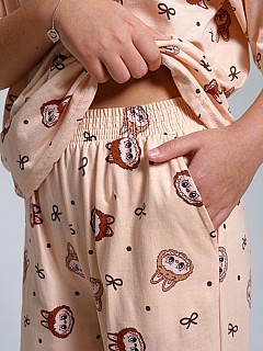 Пижама с брюками для девочки