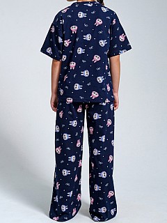 Пижама с брюками для девочки