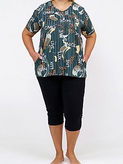 Костюм с бриджами женский