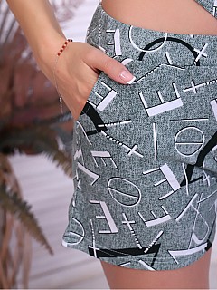 Костюм с шортами женский