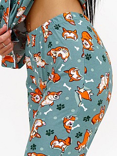 Пижама с брюками женская