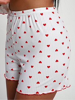 Пижама с шортами женская