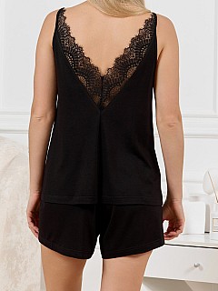 Пижама с шортами женская