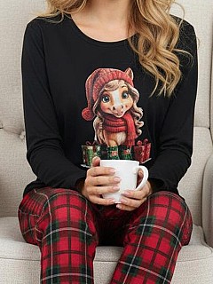 Пижама с брюками женская