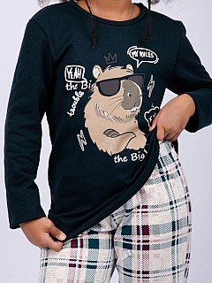 Пижама с шортами для девочки