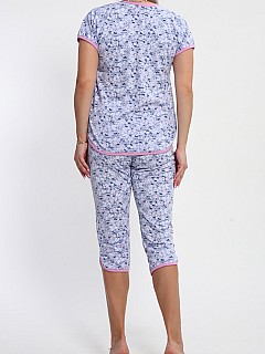 Пижама с бриджами женская