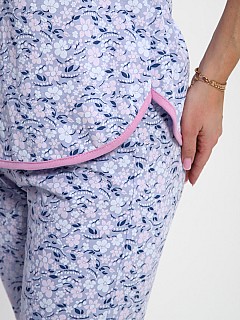 Пижама с бриджами женская