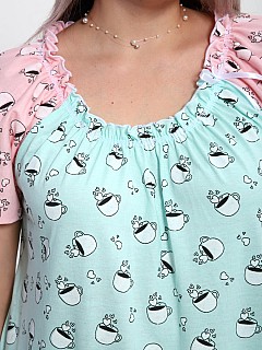 Пижама с бриджами женская