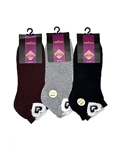 Носки женские с махрой внутри, 10 пар