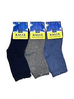 Носки подростковые с махрой внутри, 12 пар