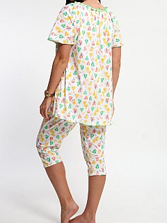 Пижама с бриджами женская