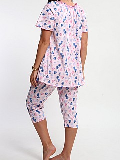 Пижама с бриджами женская