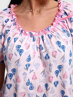 Пижама с бриджами женская