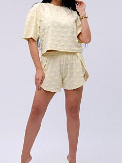 Пижама с шортами женская