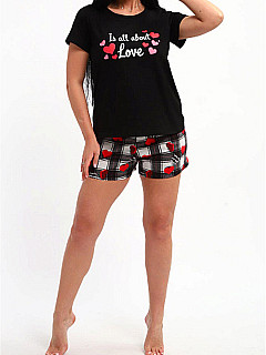 Пижама с шортами женская