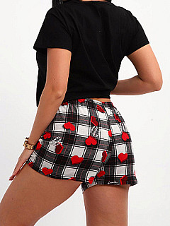 Пижама с шортами женская