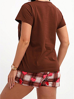 Пижама с шортами женская