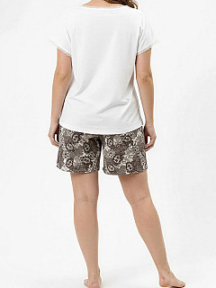 Пижама с шортами женская