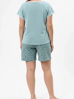 Пижама с шортами женская