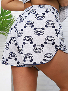 Пижама с шортами женская