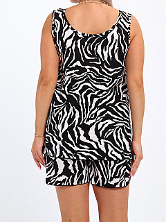 Пижама с шортами женская