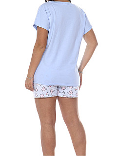 Пижама с шортами женская
