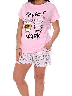 Пижама с шортами женская