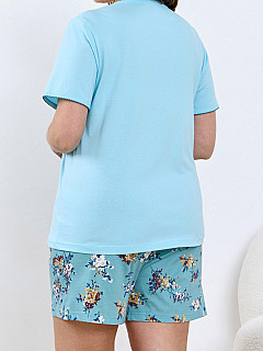 Пижама с шортами женская
