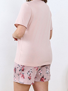 Пижама с шортами женская