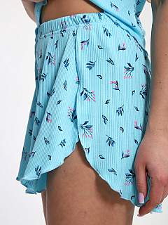 Пижама с шортами женская