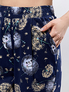 Пижама с бриджами женская