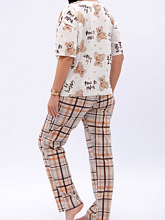 Пижама с брюками женская