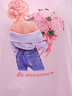 Пижама с брюками женская