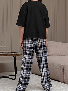 Пижама с брюками для девочки