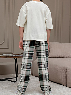 Пижама с брюками для девочки