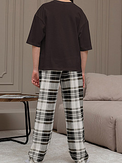 Пижама с брюками для девочки