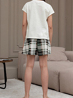 Пижама с шортами для девочки