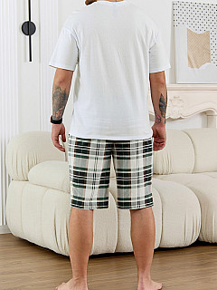 Пижама с шортами мужская