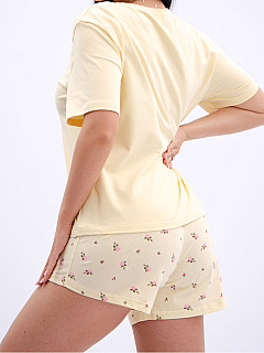 Пижама с шортами женская