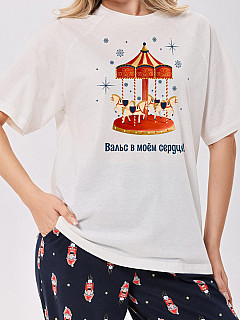 Пижама с брюками женская