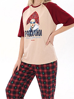 Пижама с брюками женская